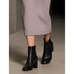 Gianni Barbato archive rare Python Leather black ankle boots shoes Size: EU 39.5